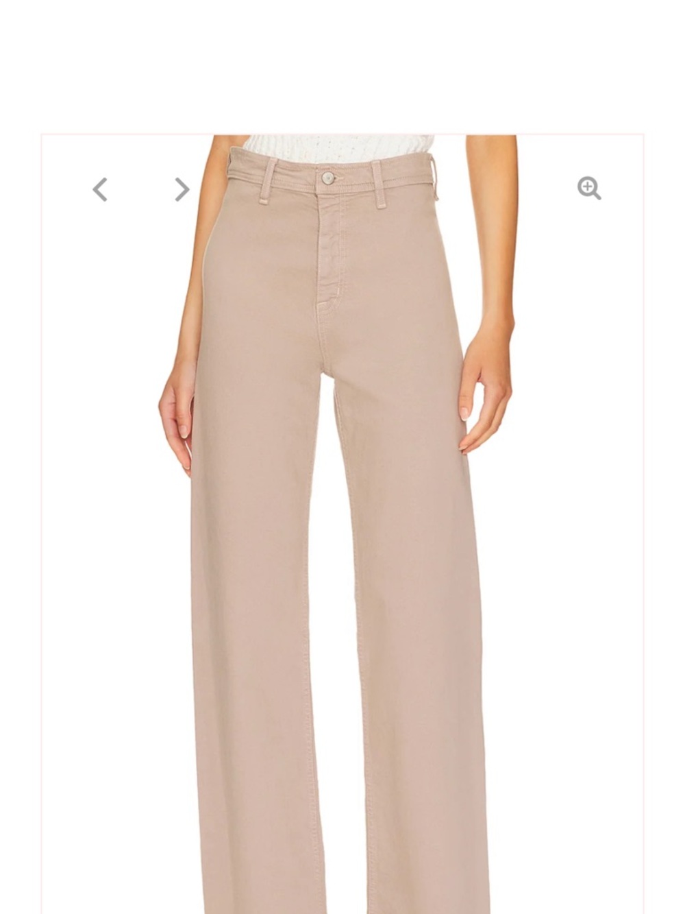 Pistola High Rise Wide Leg Penny Jean in Burlock